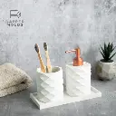 BA1 -Toothbrush stand with dispenser and tray mold(Set of 3)